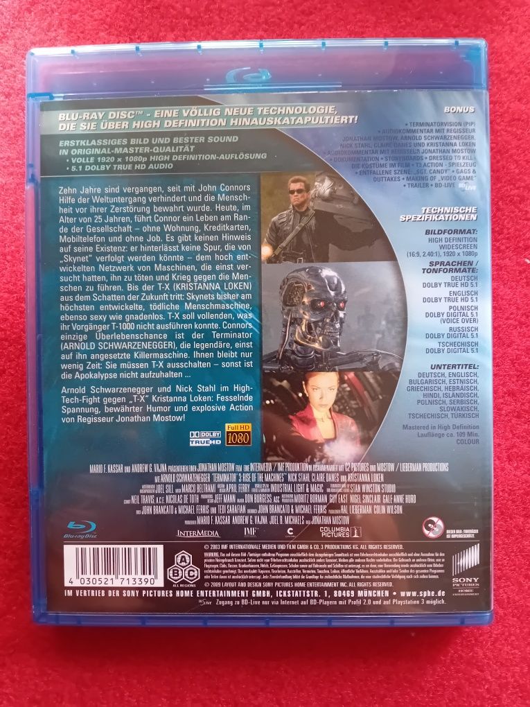 Terminator 3 Bunt maszyn [Blu-Ray]