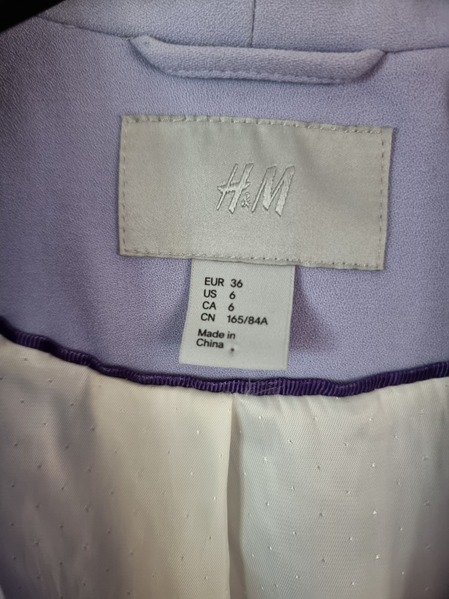 Marynarka H&M wrzos r. 36 /S