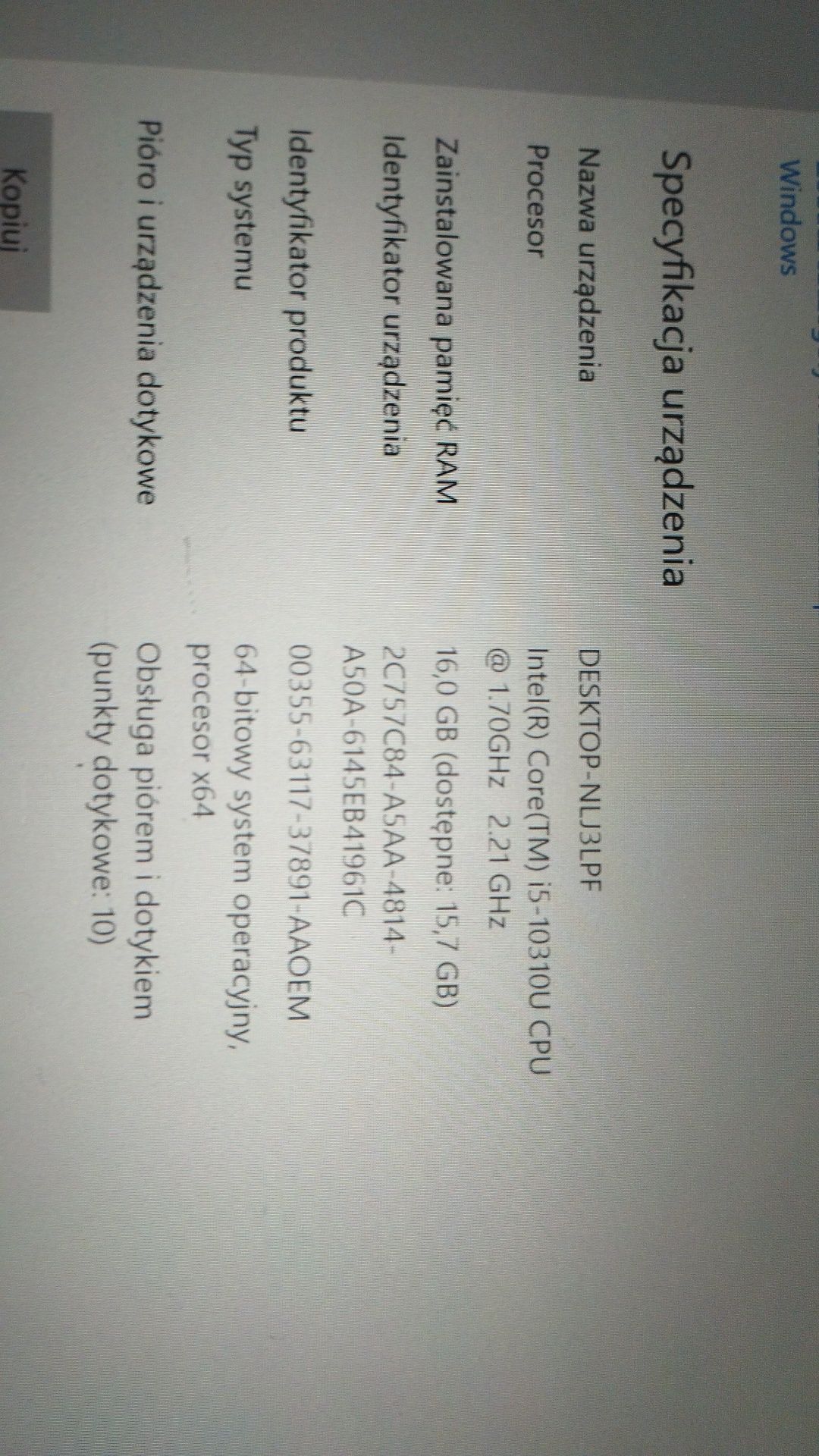 Tablet Panasonic FZ-G2
W pełni wytrzymały tablet z systemem Windows Pa