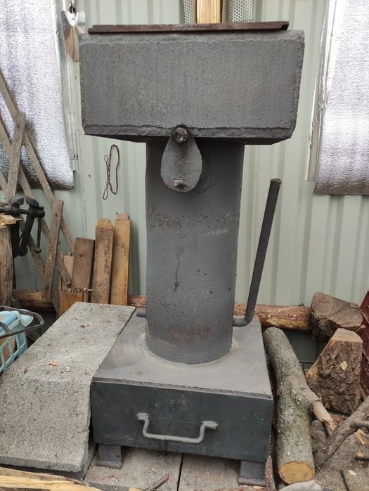 Super Piec koza piec rakietowy gruba blacha + rury INOX fajerki