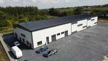 Hala magazynowa ocieplana 1331 m2 22x60,5x7,4