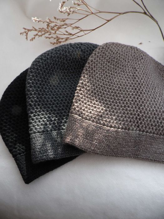 Комплект шапка і рукавички 50 шерсть 50 пан