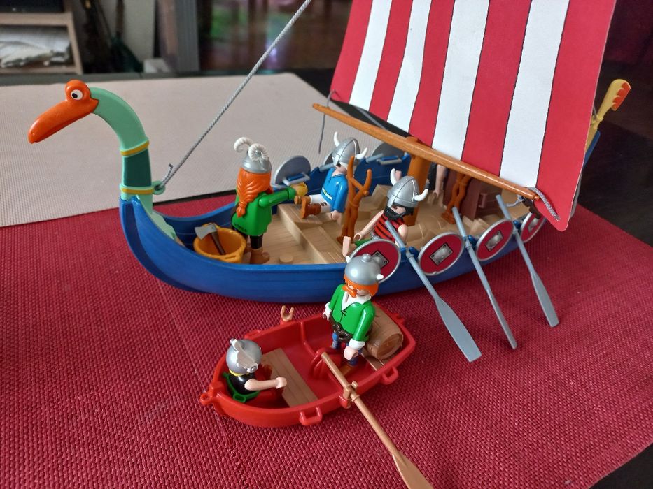 Playmobile łódź wikingów Asterix