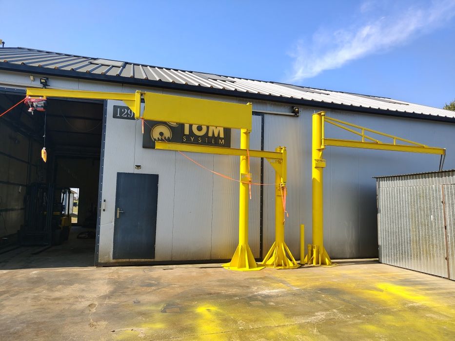 Żuraw Warsztatowy łamany 4m / 5m 250kg Łożyskowany