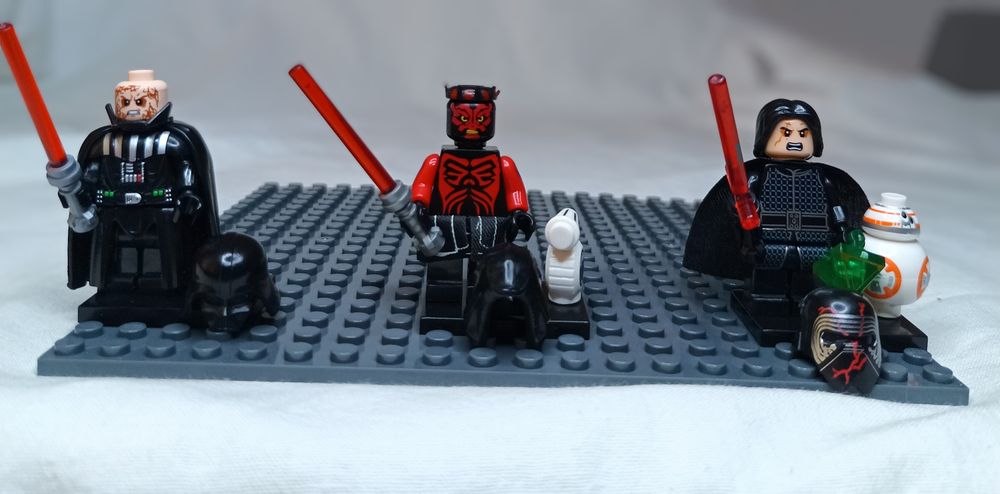 Фигурки Лего Star Wars, Грогу, Дарт Вейдер, Дарт Мол, Гривус, Йода.