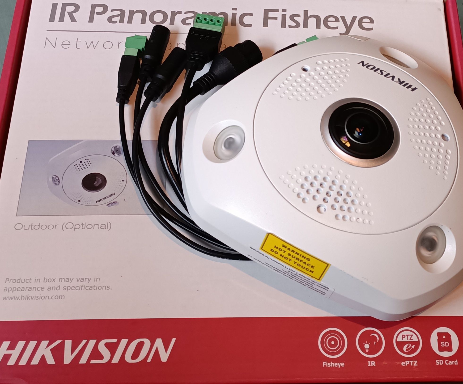 Kamera IP 12Mpx Fisheye DS-2CD63C5G0-IVS HikVision