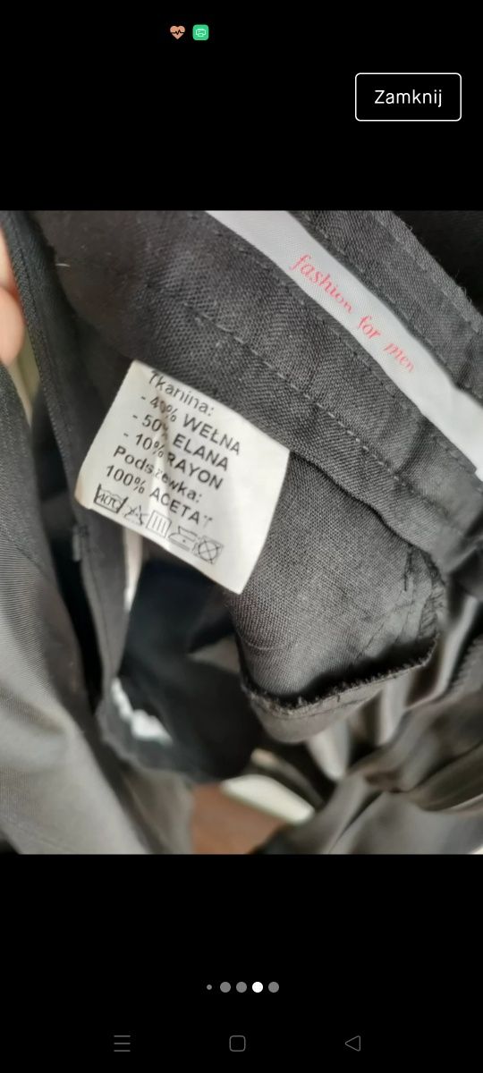 Garnitur r XL(jak nowy)