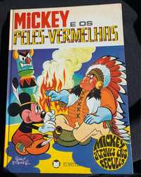 2 Livros Antigos BD - Mickey