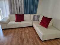 Sofá Chaise Longue em Pele