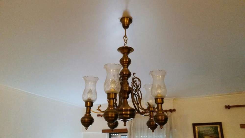 Conjunto Candeeiro Vintage Clássico