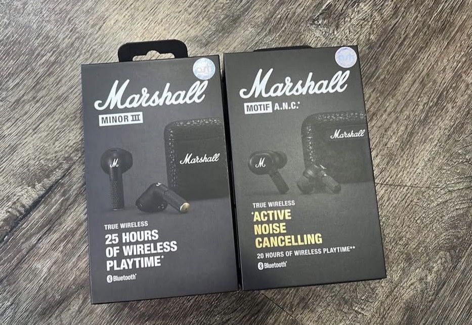 MARSHALL MINOR III TWS,  MOTIF ANC True Беспроводные наушники