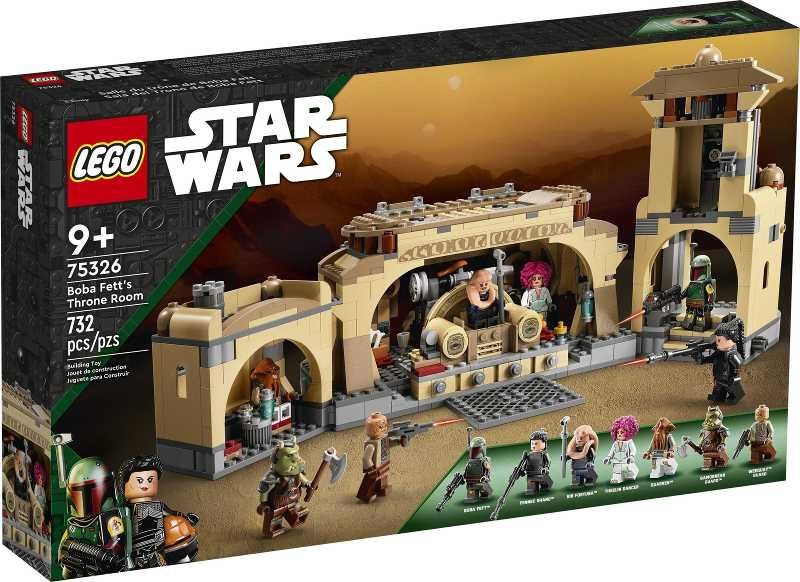 LEGO STAR WARS 76326 Sala Tronowa Boby Fetta NOWY KOMPLET