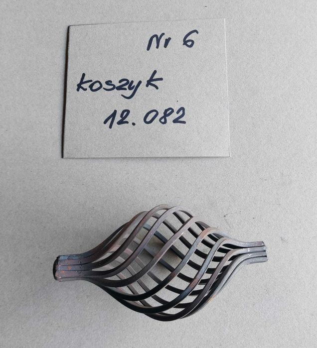 Okucia do ogrodzeń Elementy kute  Ogrodzenie Grot Koszyk Całka