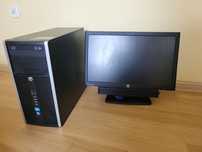 Komputer HP Elite 6300 (i3, 8GB RAM) + monitor HP 20'