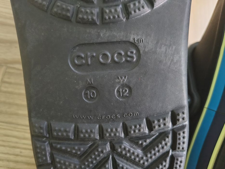 Crocs nowe oryginalny crocsy czarne grube porządne klapki