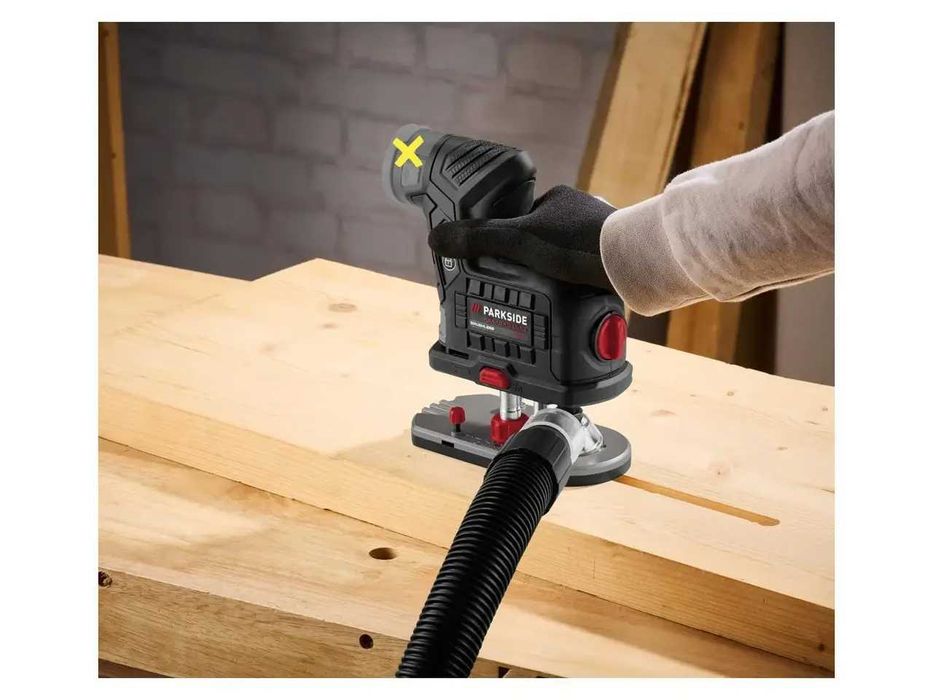 NEW! Акумуляторний безщітковий фрезер Parkside PPAKF 12 A1 + 6 фрез