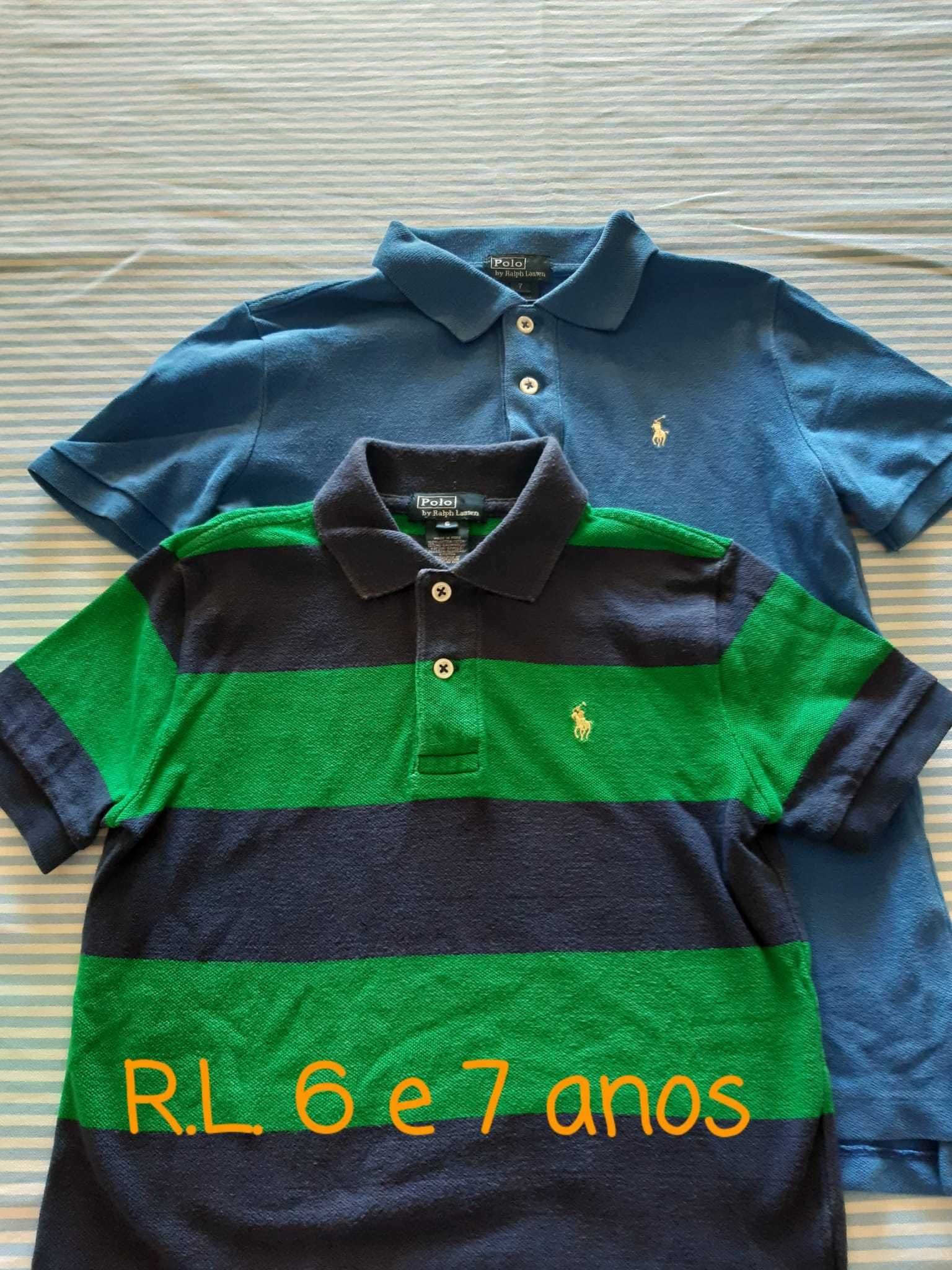 Polos Ralph Lauren 6/7 anos