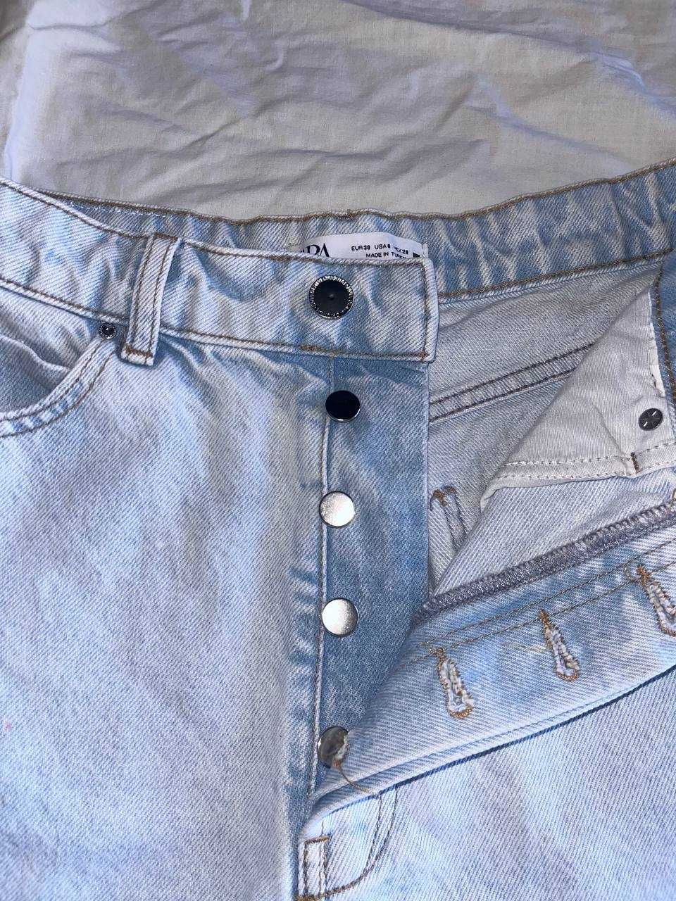 джинсові шорти ZARA жіночі, короткі