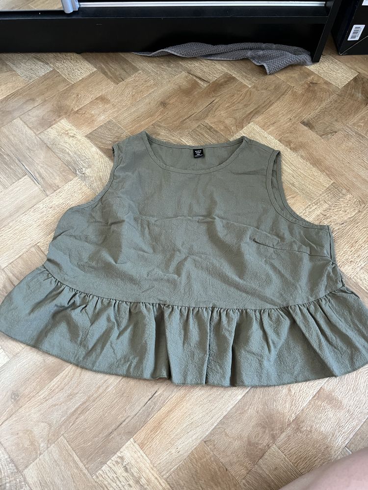 Top z baskinka khaki