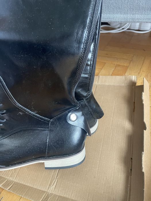 Buty typu oficerki końskie . Nowe !
