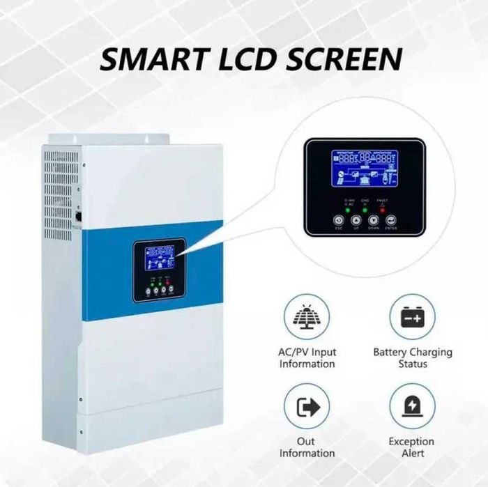 инвертор 6.5 кВа + Аккумулятор 48V/120Ah, 5760Wh зарядная станция