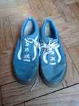 Vans azul de camurça 38.5