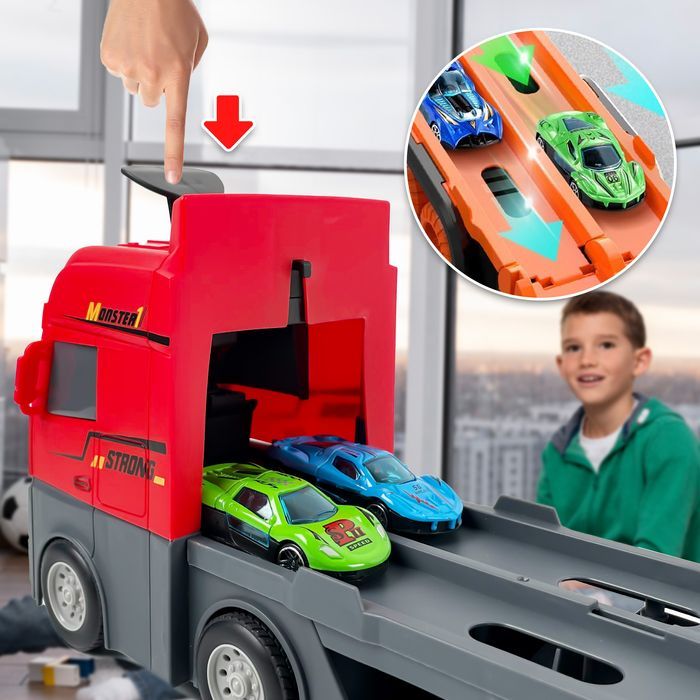 ciężarówka katapultowa transporter laweta