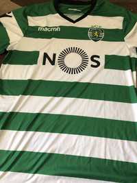 Camisola ORIGINAL Sporting Clube De Portugal XL com oferta de cachecol