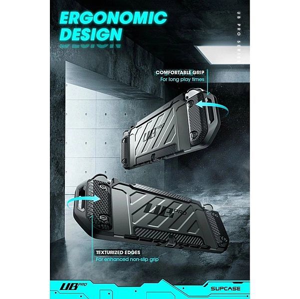 Pancerne Etui Nintendo Switch Oled miejsce Na 5 Kart Supcase Unicorn B