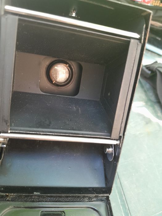 Câmara fotográfica Halina-Viceroy,década de 60, com  bolsa de couro.