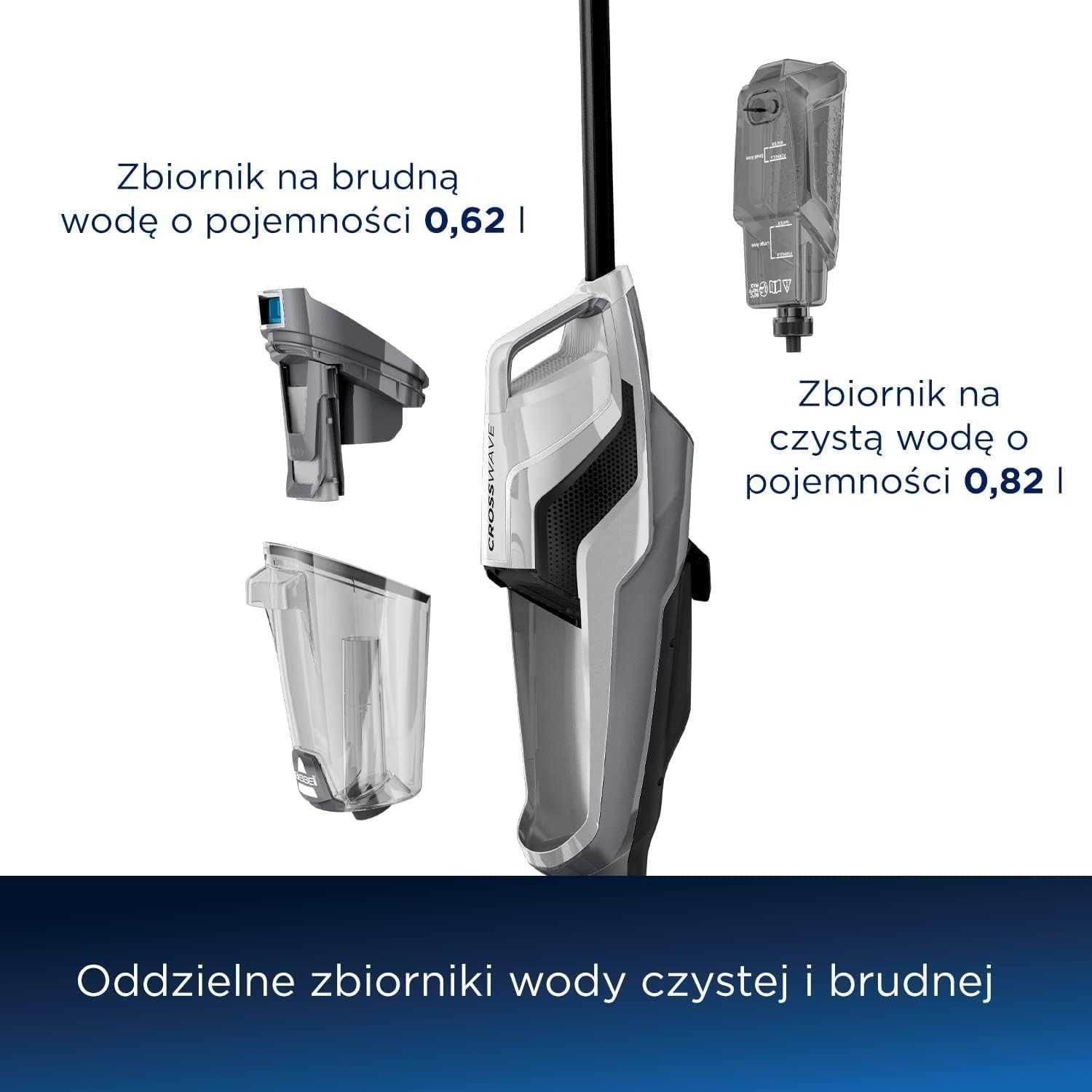 BISSELL CrossWave C3 Pro | 3 w 1 Odkurzacz na Mokro i Sucho