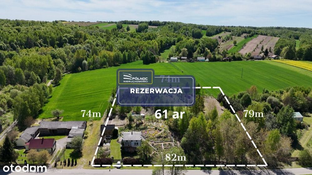Murowany dom + sad i ogród – Ostrówek!