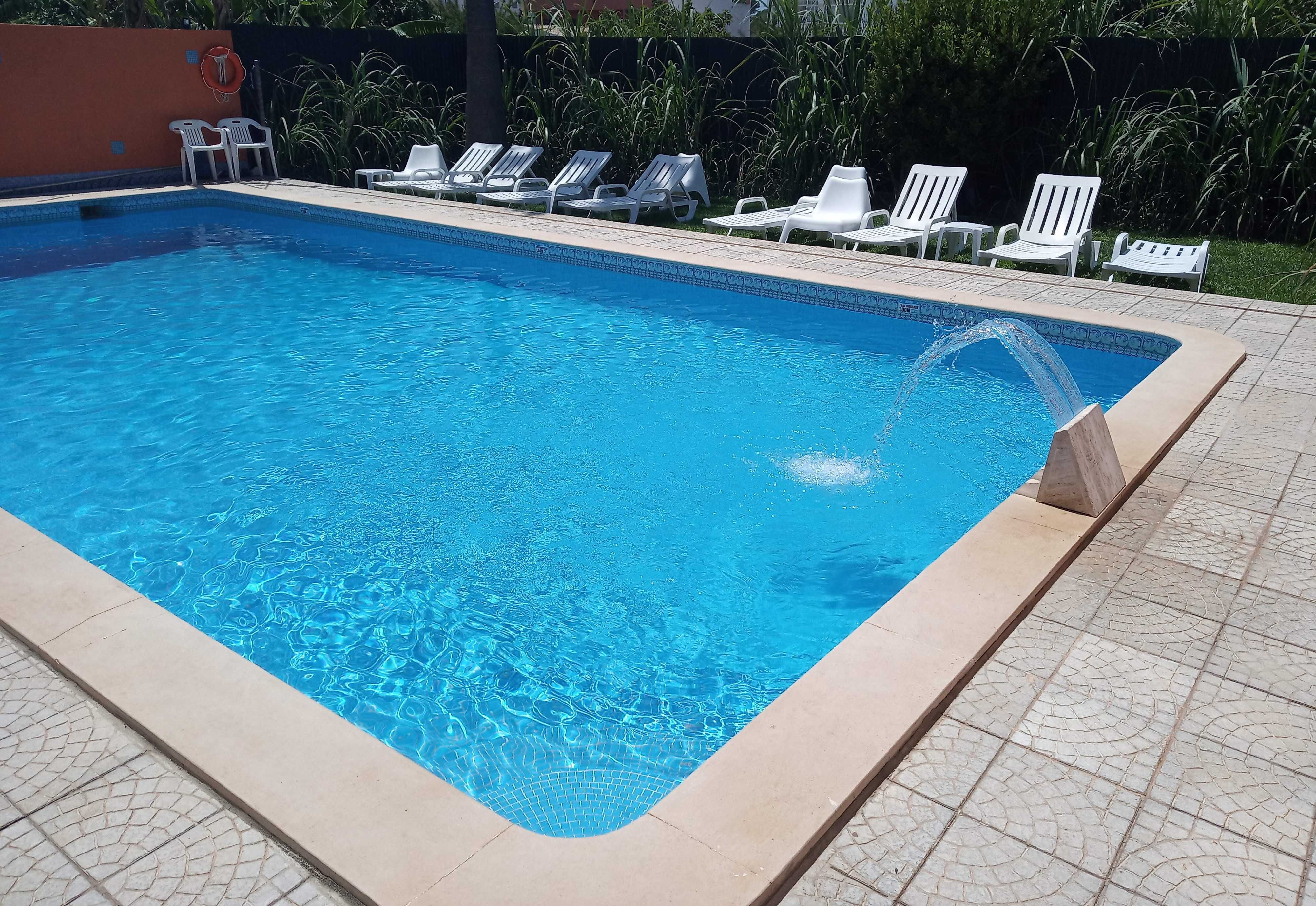 12 a 19 Julho Quarteira Algarve  Piscina  Churrasqueira WIFI A.C