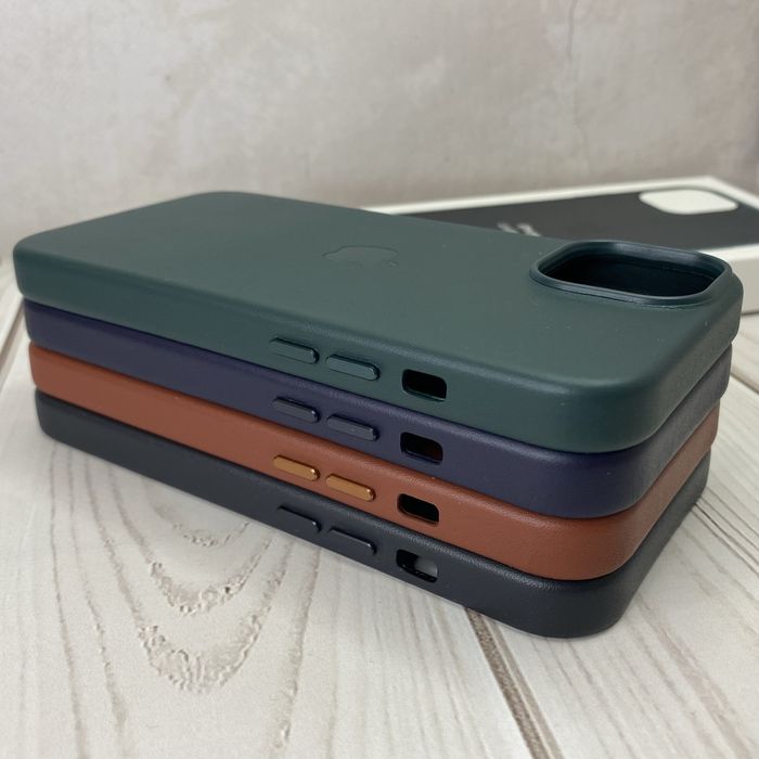 Шкіряний чохол Original Leather Case MagSafe iPhone 14/14 Pro Айфон 14