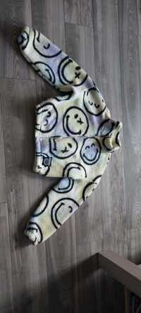 Bluza pluszowa H&M smiley world