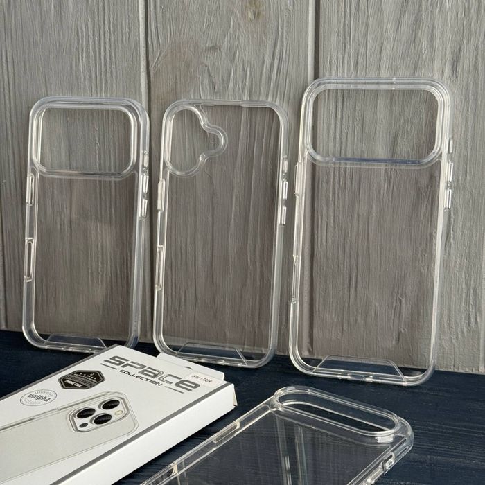 Прозорий силіконовий чохол чехол бампер для на IPhone 17 Pro Max