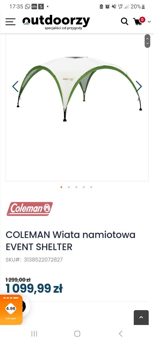 Coleman event shelter L