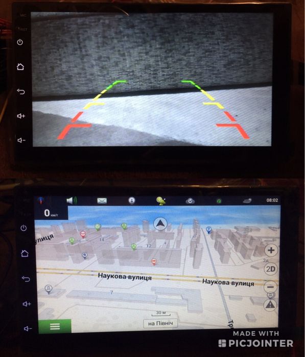 НОВА Android 9.1 Ram 2GB 2 дин Автомагнитола USB GPS Андроид магнітола