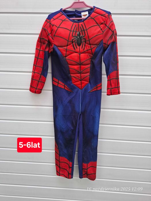 Strój Spider-Mana dla dzieci, rozmiar 5-6 lat