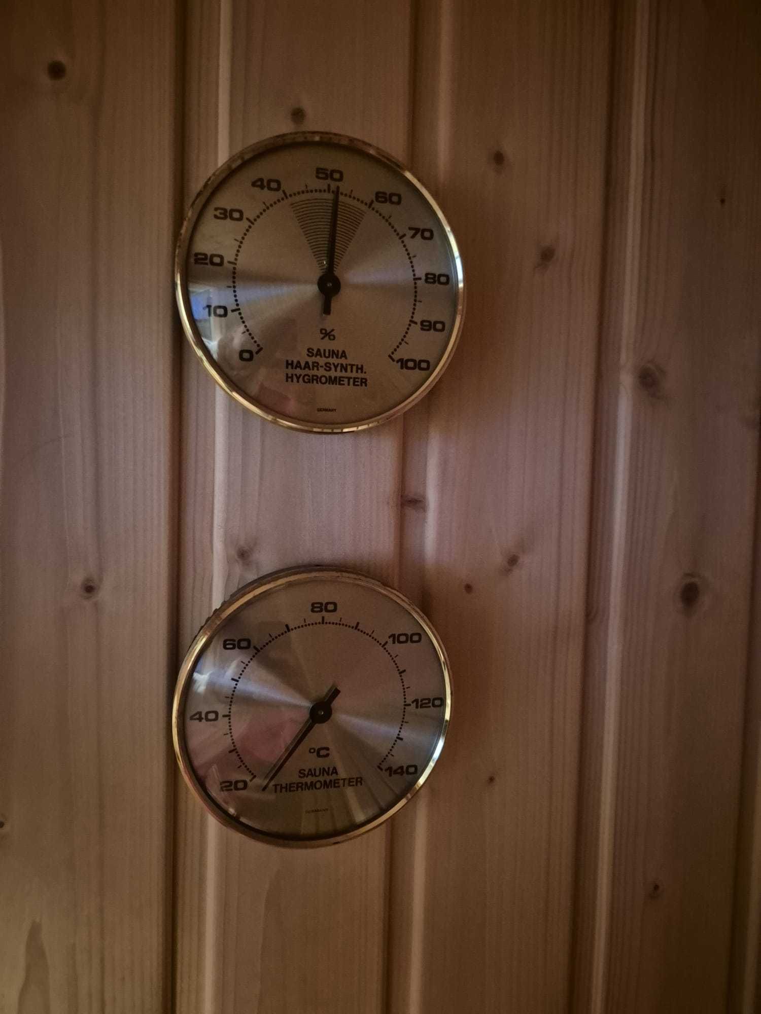 Sauna fińska sucha MAŁA piec 220V 230V ławki termometr wiadro KOMPLET