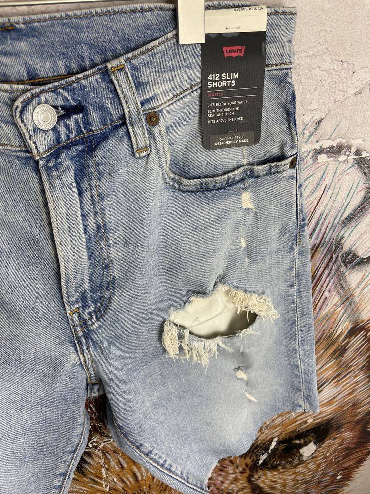 Чоловічі шорти levis 412 | Оригінал з USA/EU