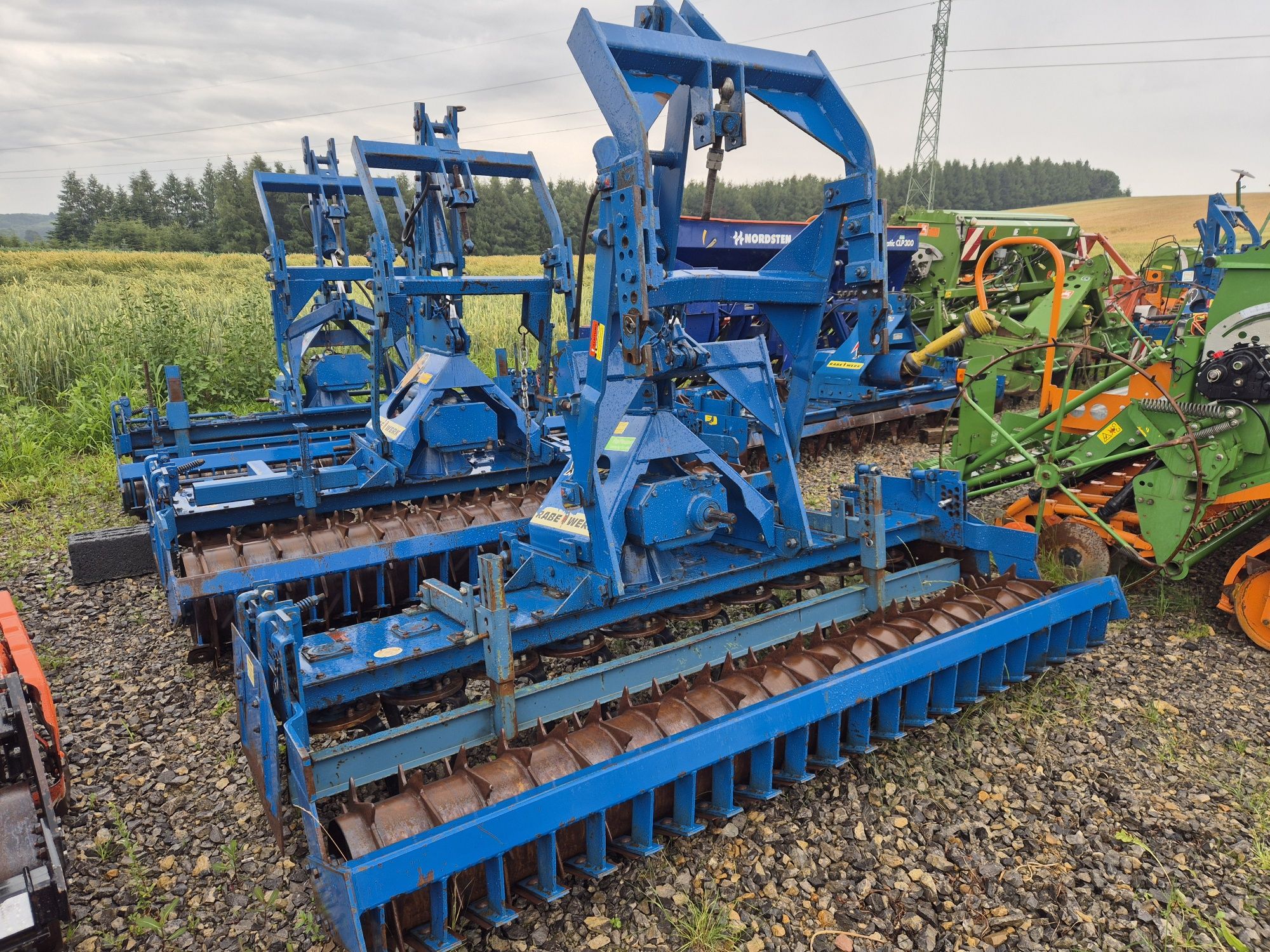 Rabe Werk MKE 2.5m brona wirowa import,  nowe Zęby , Włóka kuhn