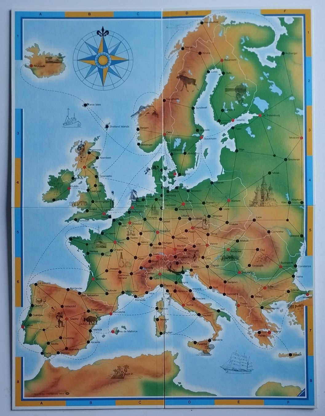 Explore Europe - wyd. 1992 / Ravensburger