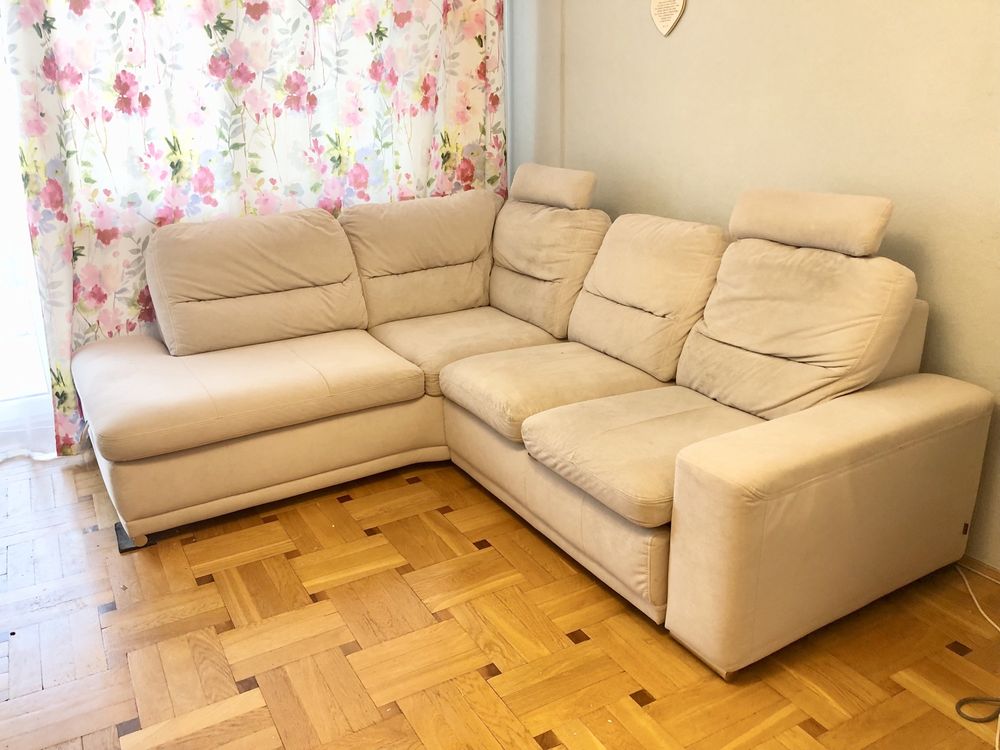 Narożnik sofa 200x235 - funkcja spania i pojemnik (możliwość transp.)