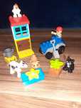 Lego Duplo farma 10870 i farmer i traktor 4969