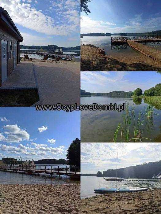 Domek nad jeziorem z balia jacuzzi Ocypel Bory Tucholskie Kaszuby Wda