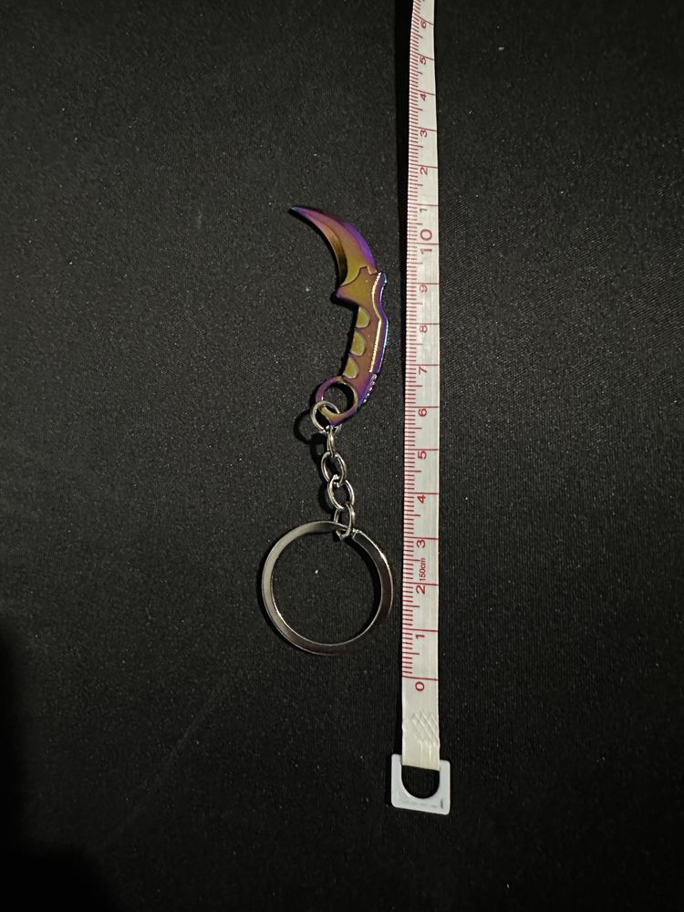 Brelok do kluczy karambit CS GO gradient nóż