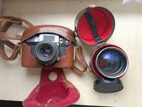 Zeiss Ikon Contaflex 35mm SLR + Carl Zeiss Tessar 50mm + Pro-Tessar 11