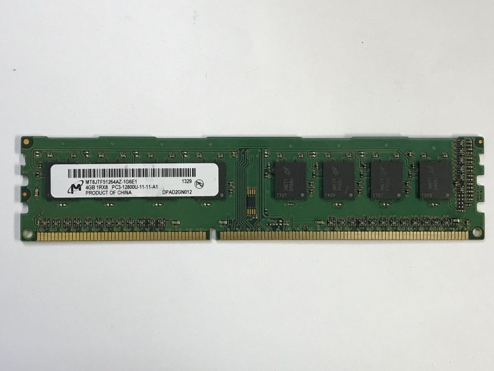 Оперативна память для ПК 4Gb DDR3 PC3 12800 1600MHz бу intel amd