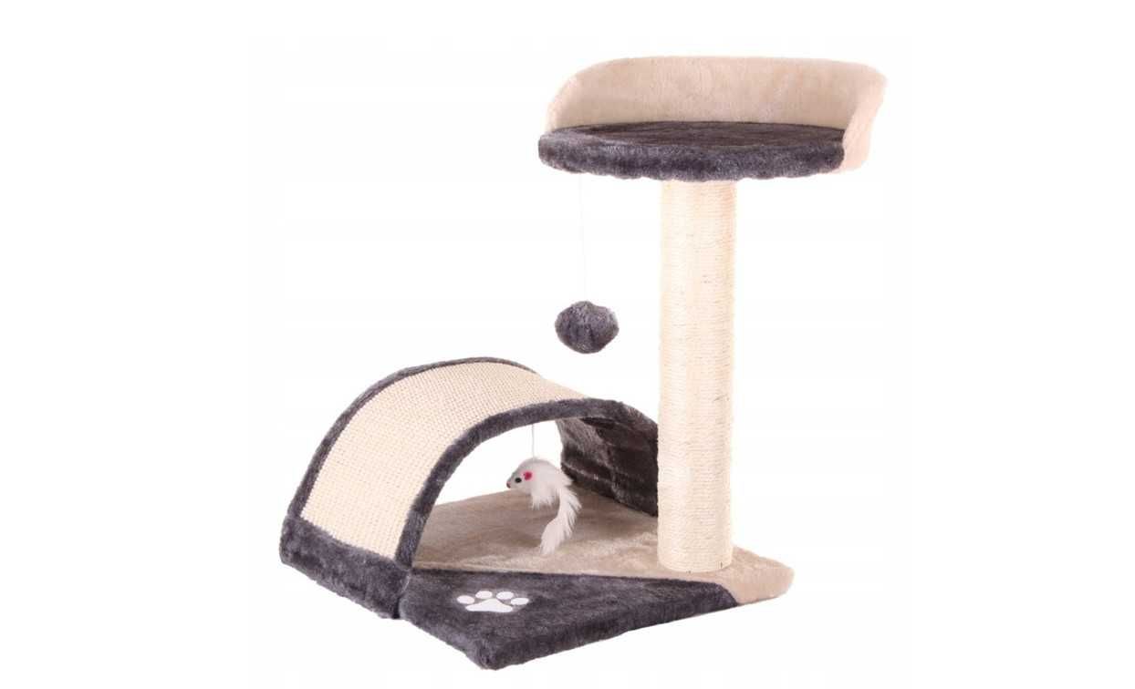 Drapak dla kotka kociaka kotów piłeczka legowisko sizal 42cm zabawka